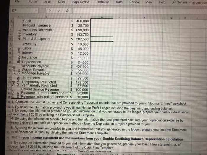  File Home Insert Draw Page Layout Formulas Data Review View Help