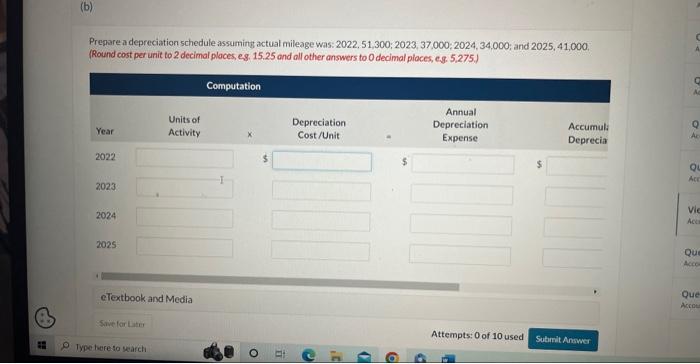One bus was purchased on January 1, 2022, at a cost of