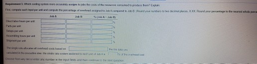 activities. The ABC system retains the current systems two direct cost categories