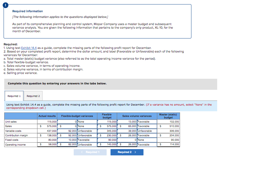 answers belong to which parts. Thank you! EXHIBIT 14.4 Breakdown of Total