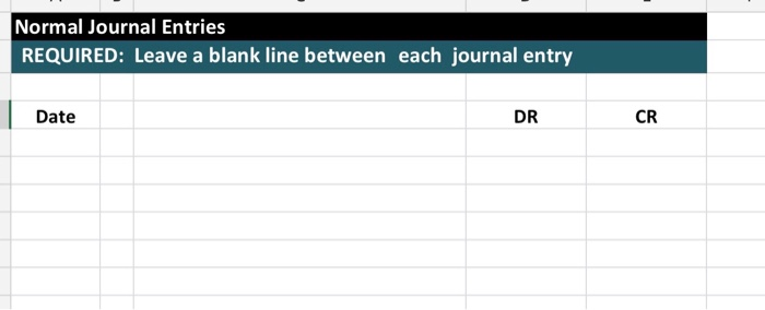 photos Part One-Trial Balance Worksheet A Journalize and post the normal monthly