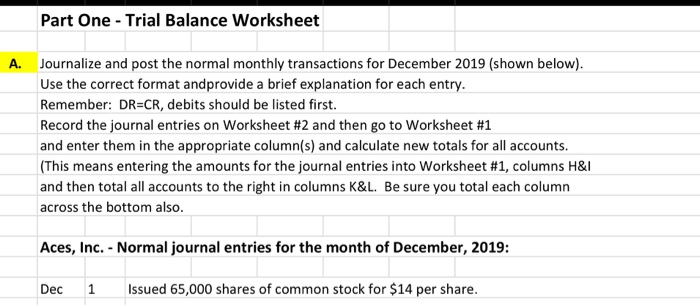 #1 and enter them in the appropriate column(s) and calculate new totals