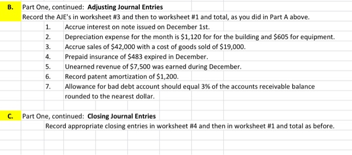 right in columns K&L. Be sure you total each column across the