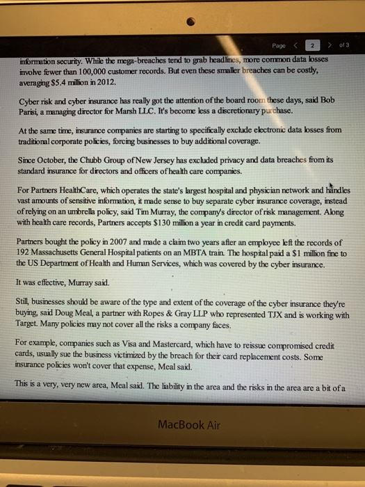 present the answers. Each member of the group will individually submit their