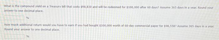 PLEASE HELP!! I WILL LIKE ANSWER! What is the compound yield on