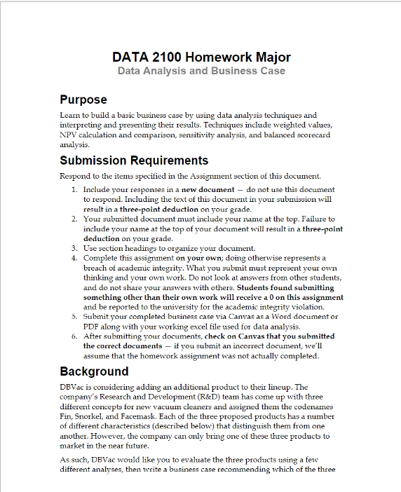  Analysis a. Calculate the expected initial cost of development for all