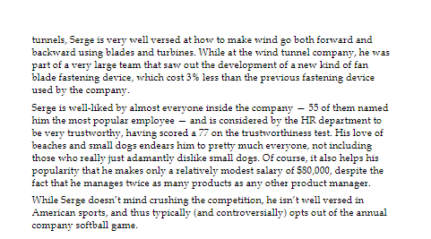 the company in terms of evaluating the three options. new products to