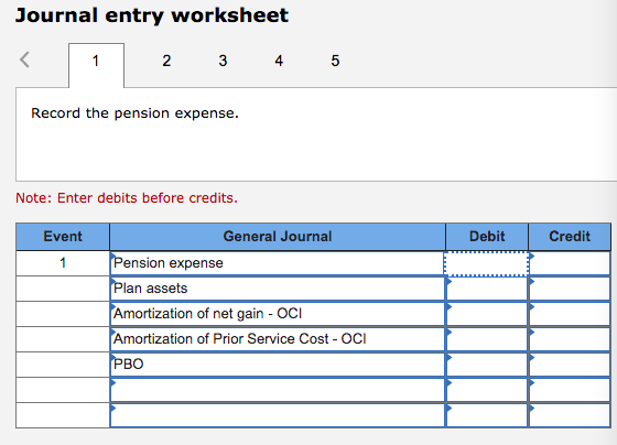 Beale Management has a noncontributory, defined benefit pension plan. On December 31,