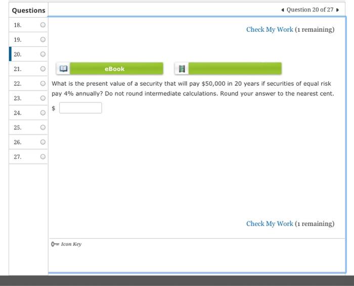 compounding. What effective annual rate (EFF\%) does the bank pay? a. 5.04%