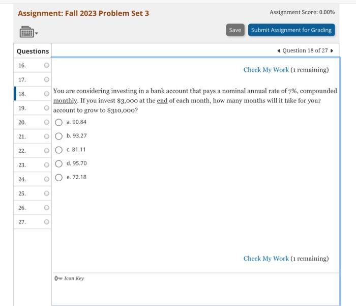 b. 5.44% c. 4.39% d. 4.74% e. 5.09% Check My Work (1