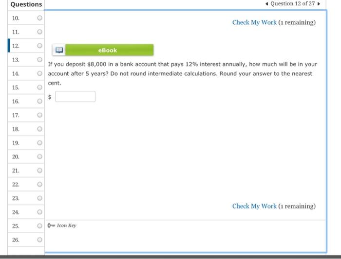 of each month, how many months will it take for your 19.