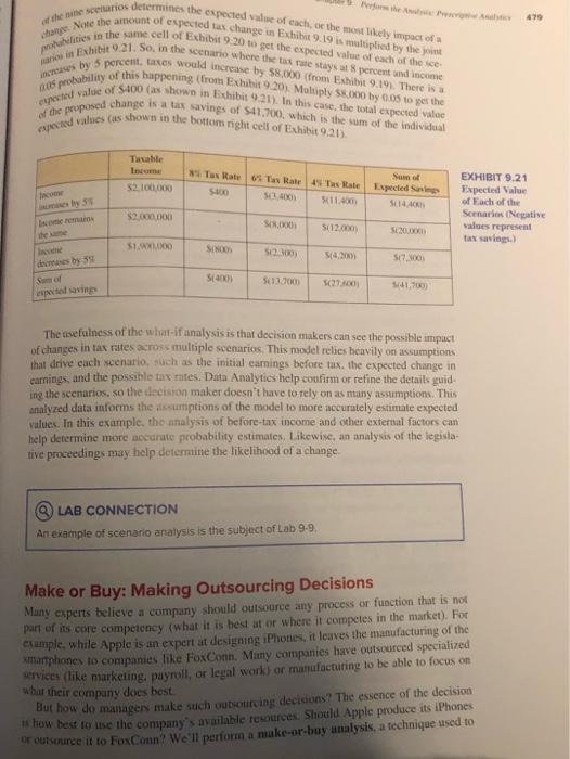 Chinese exporter? 7. (LO 9-6) Why will a make-or-buy decision help a
