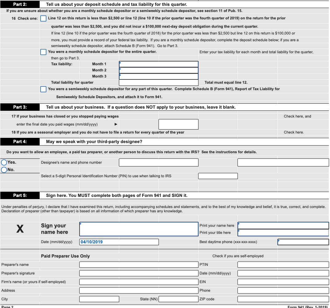 Farms and Sugarhouse by April 15, 2019. For the purpose of the