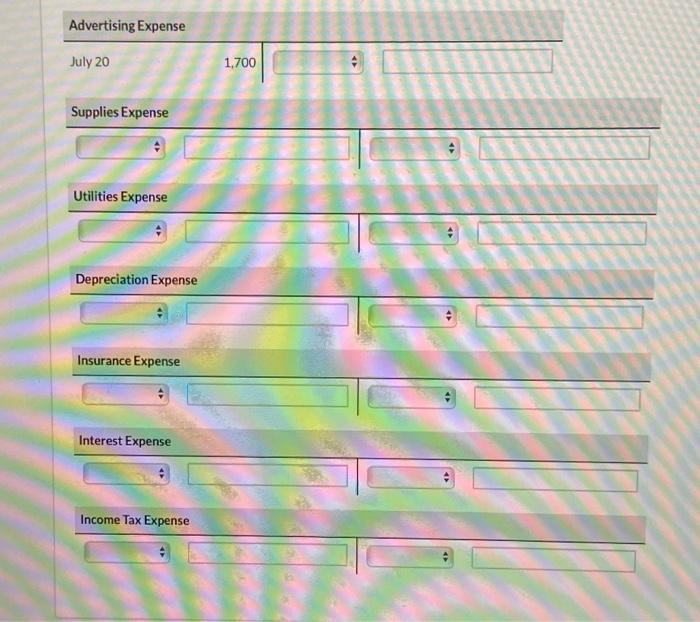 financing was obtained. Bramble conducted the following transactions during July 2022, and