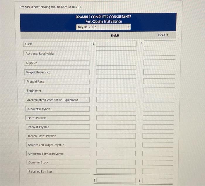 offices and agreed on the terms of a consulting project. Bramble will