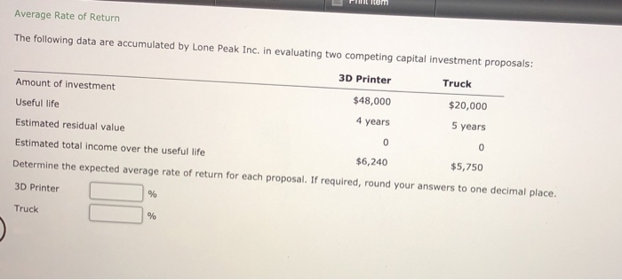 useful life: Net Income Net Cash Flow Year 1 $39,000 $66,000 Year
