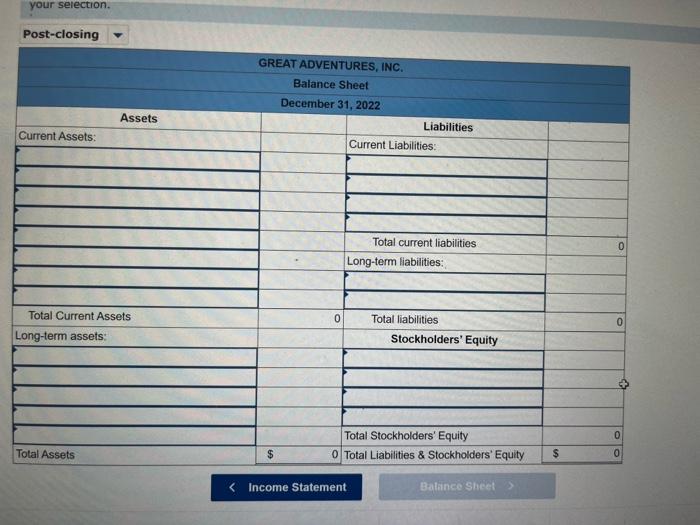 insurance. 5. Record the closing entry for revenue accounts. 6. Record the