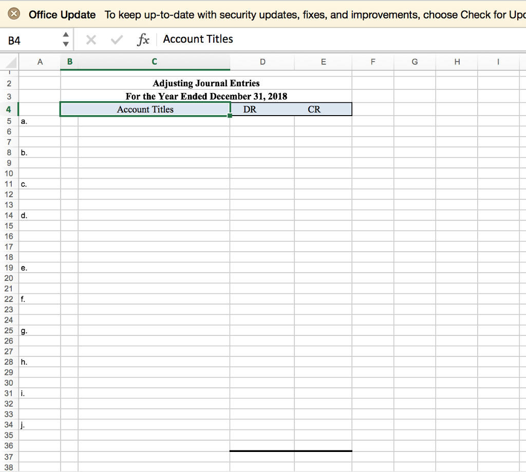 on the Adjusting Journal Entries (4) tab, the amounts should be linked
