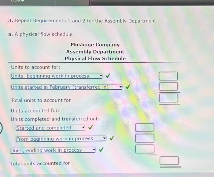 round your interme computations. $ per unit d. Compute the following. For