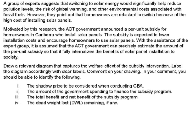 A group of experts suggests that switching to solar energy would significantly