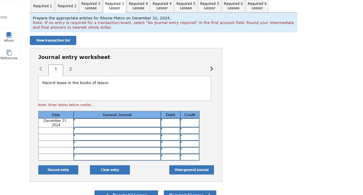 equipment that is sold or leased. On December 31, 2024, Rhone-Metro leased
