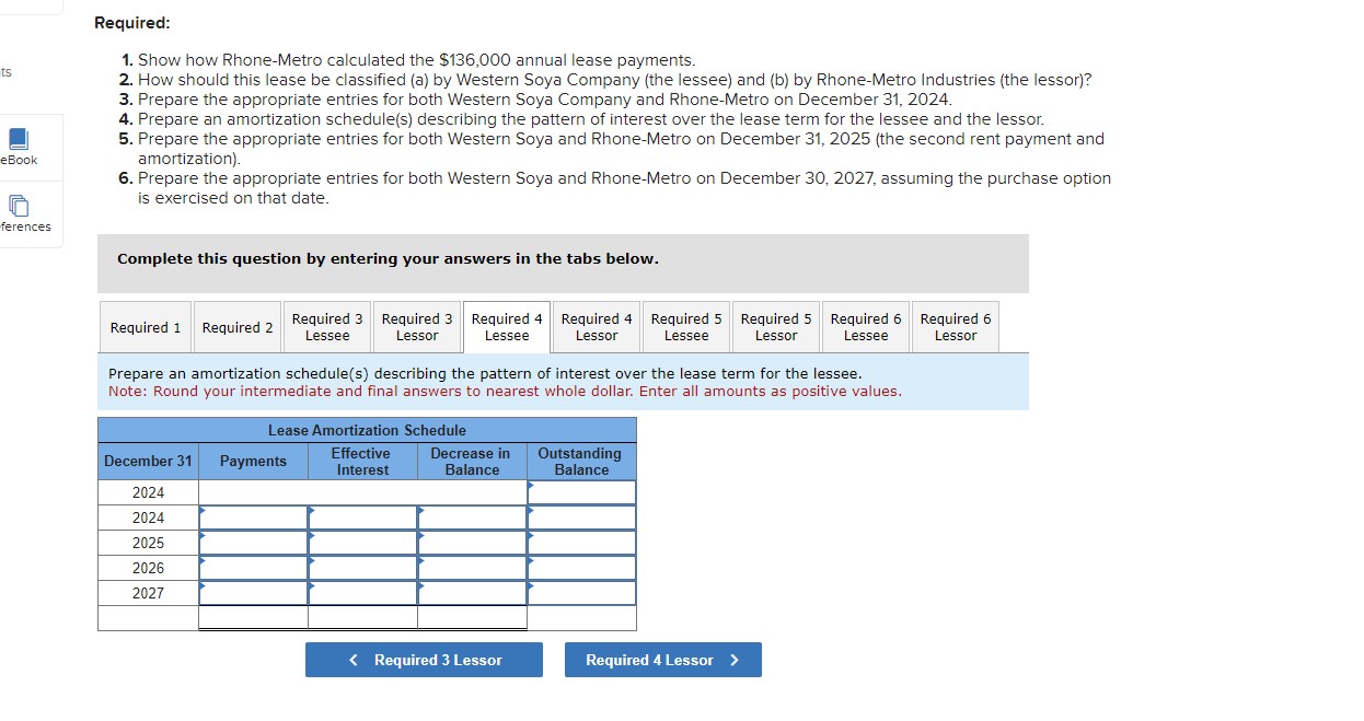 equipment to Western Soya Company for a noncancelable stated lease term of