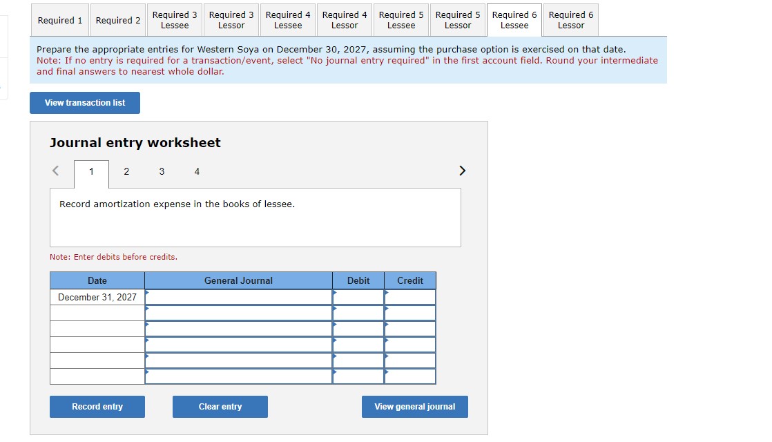 sales price is $366,633. The expected residual value of $40,000 on December