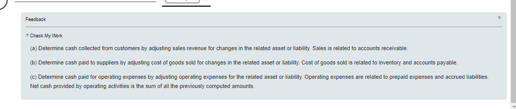 114) Preparing Net Cash Flows from Operating ActivitiesDirect Method The income statement