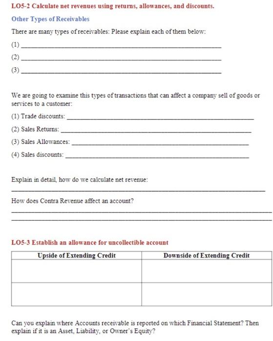 time of credit sales Credit Sales and Account Receivable -Explain, what is