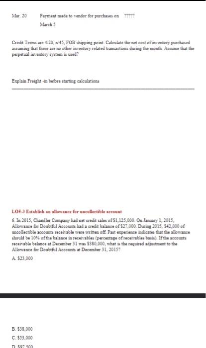 L05-2 Calculate net revenues using returns, allowances, and discounts. Other Types of