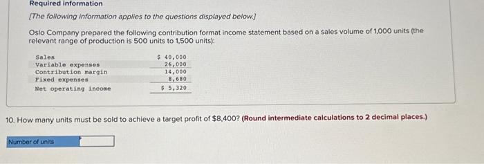 units): Using the degree of operating leverage, what is the estimated percent
