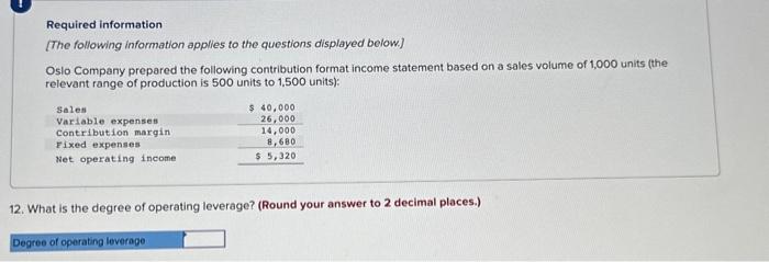 unit sales? (Round your intermediate calculations and final answer to 2 decimal