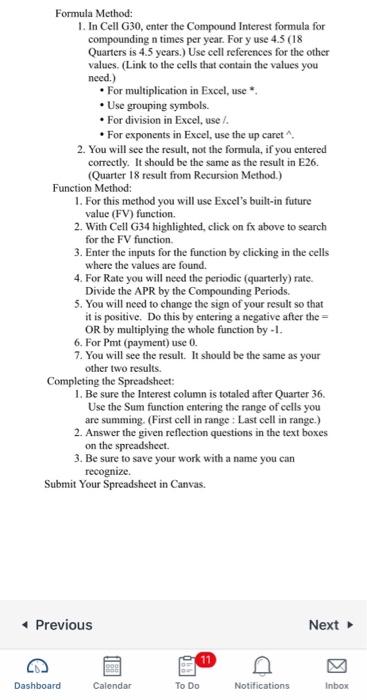 Sheet below in the Module and follow the directions to get the