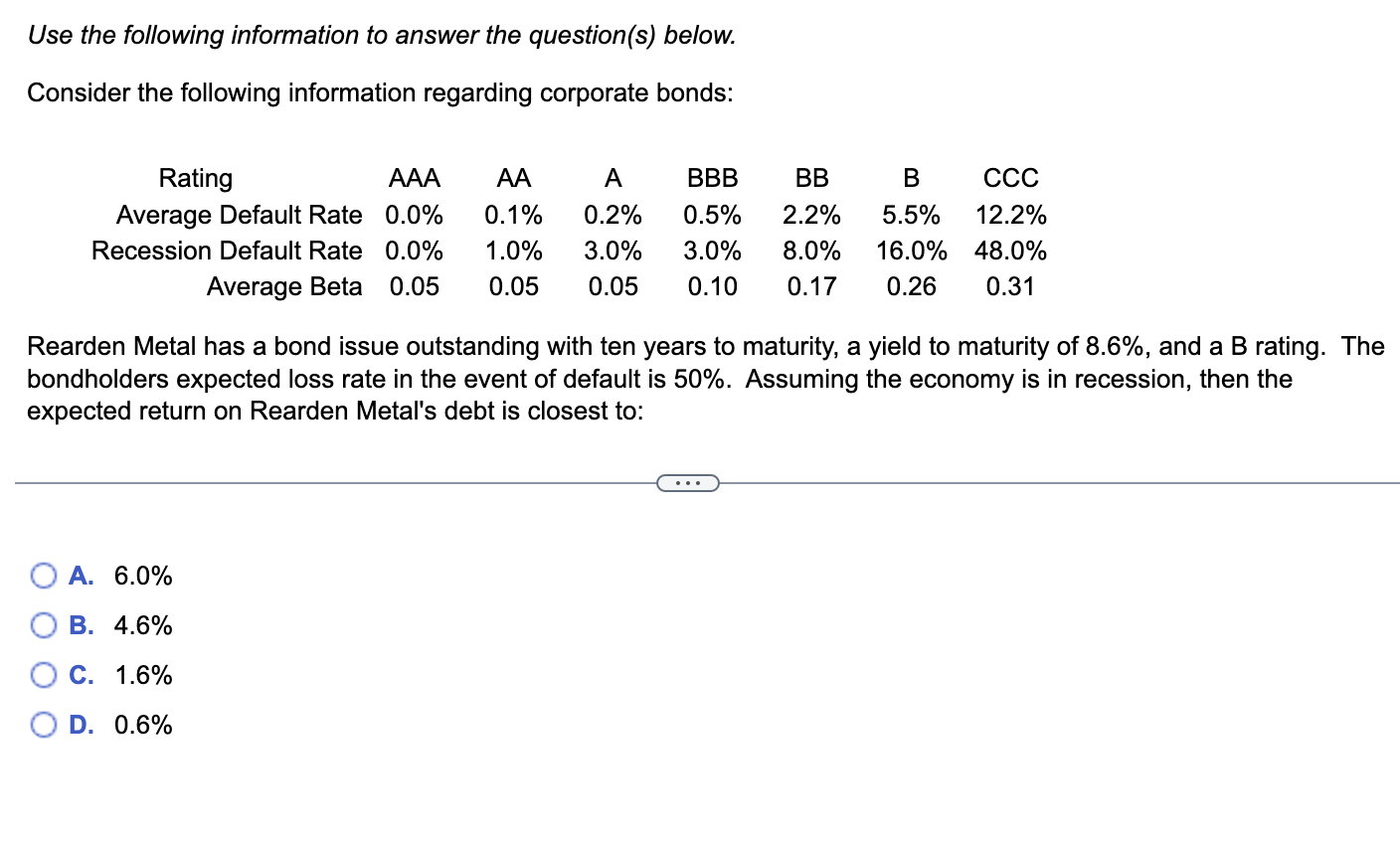 YOU! Use the following information to answer the question(s) below. Using the