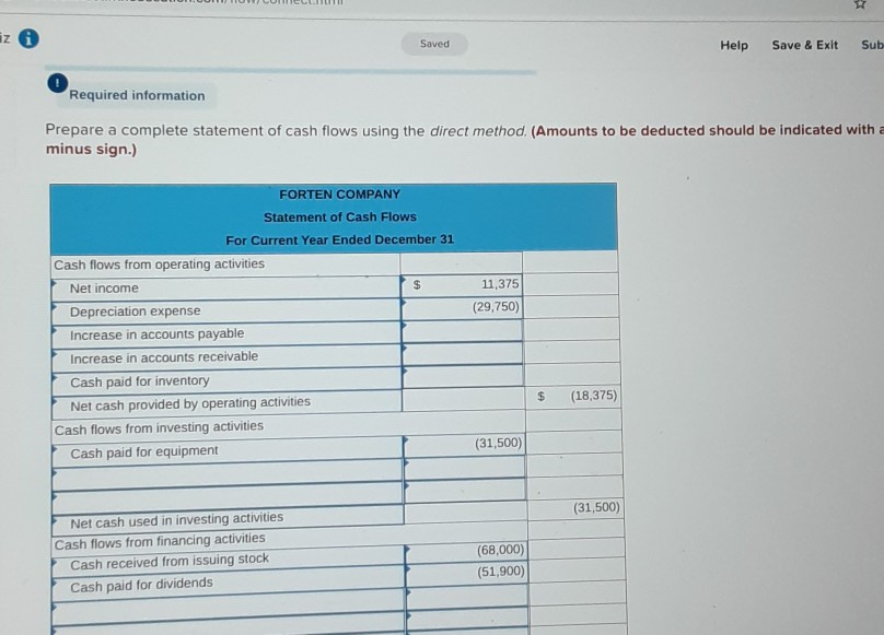 year income statement, comparative balance sheets, and additional information follow. For the