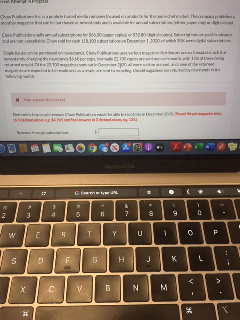 Will Rate please answer whole thing rrent Attempt in Progress Chow