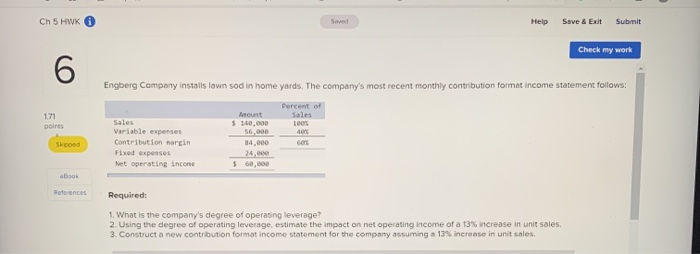  Ch 5 HUY Help Save & Exit Submit Check my work