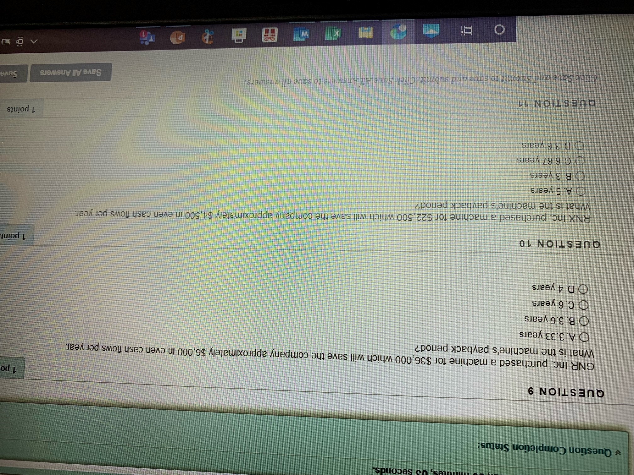 mules, U5 seconds. Question Completion Status: QUESTION 9 1 po GNR