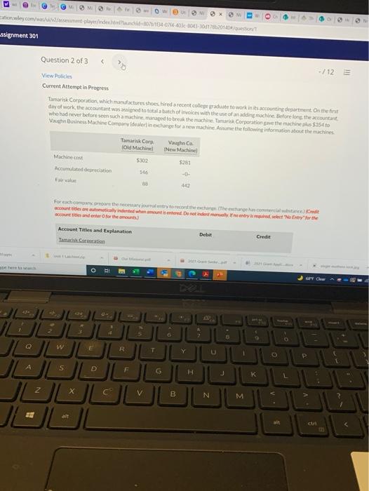 of 3 1 0/12 how Attempt History murrent Attempt in Progress X