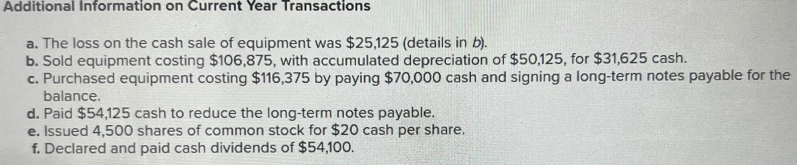 sales, (2) all credits to Accounts Receivable reflect cash receipts from customers,