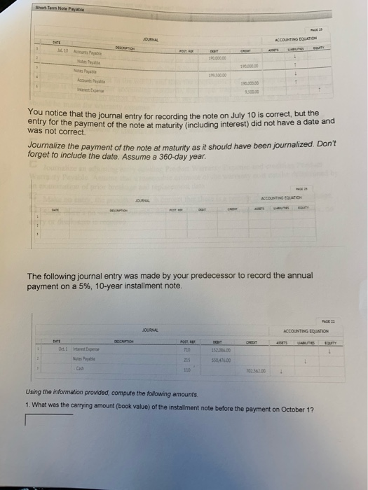 Your predecessor left the job suddenly, and was not able to complete