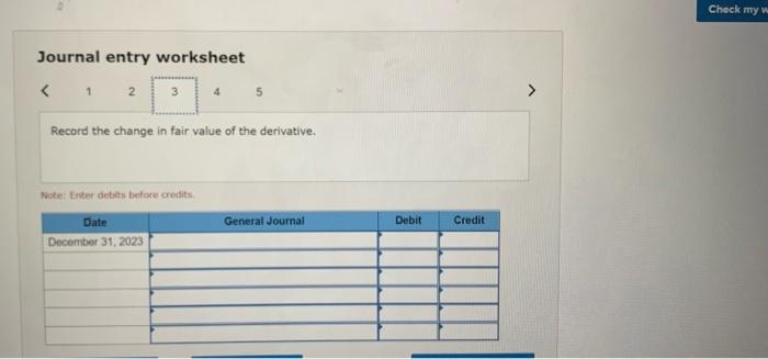 rate swap $ (3,159) $ 2,335 Fair value of nate payable $236,841