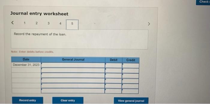 settlement at the end of 2021, 2022 and 2023. 2. Prepare the