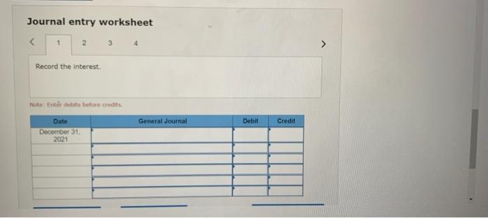and necessary adjustments for changes in fair value. 3. Prepare the journal