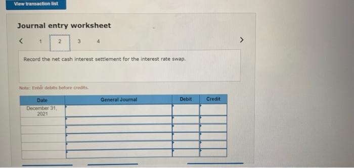 entries during 2022 to record interest, net cash interest settlement for the