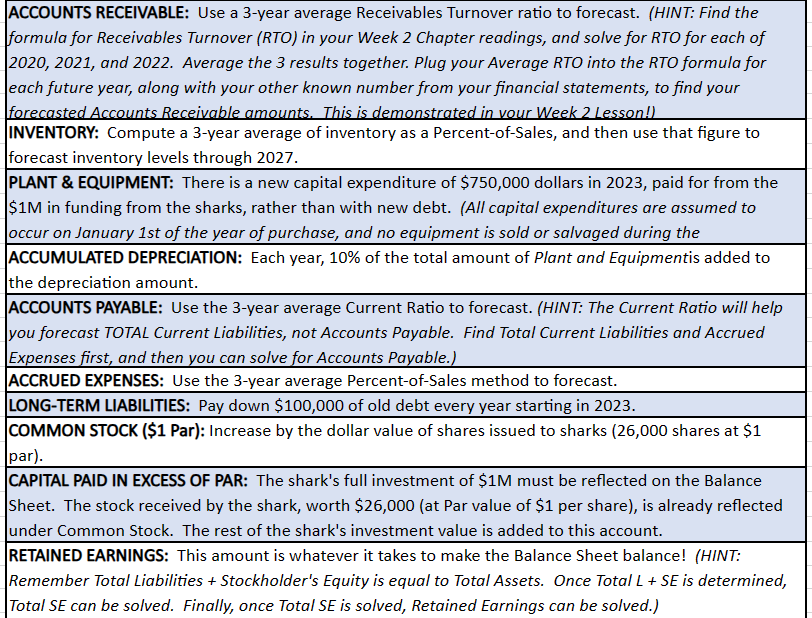 would be very helpful to fill out the table below identifying the
