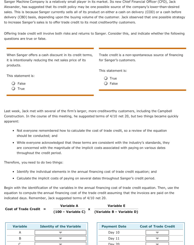 ONLY NEED HELP WITH PART 2 IDENTITY OF VARIABLE AND COST