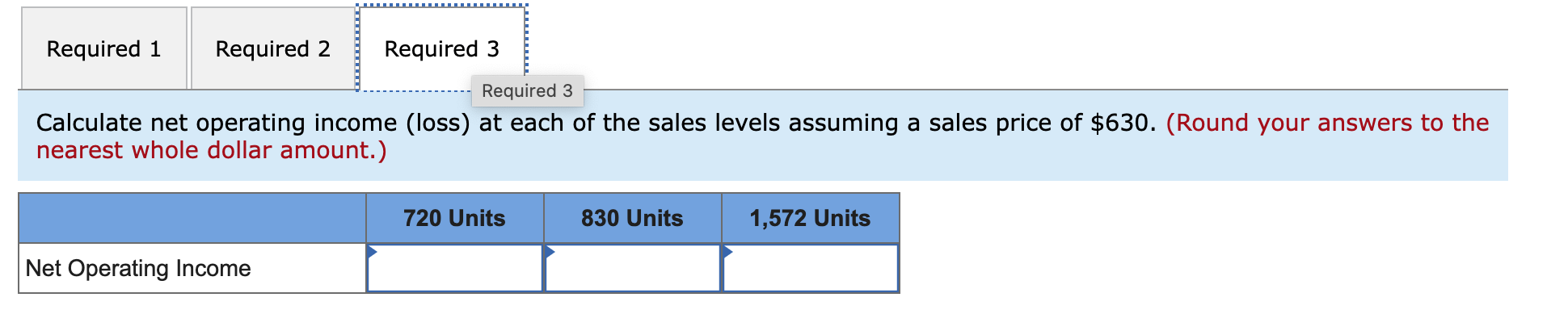 mountain bike. Partial information for the company follows: Required: 1. Complete Presidio's