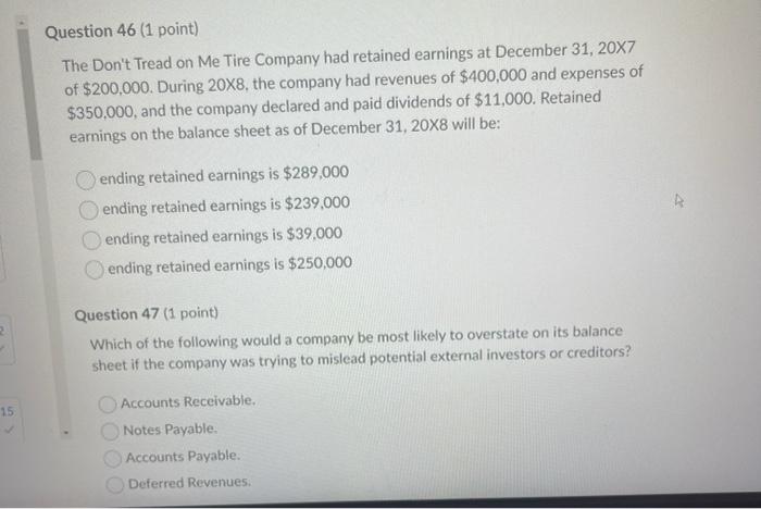 revenues they generate, not necessarily the period when cash is paid. only