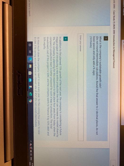 Search (BUSI 2093 Introduction to Managerial Finance) ABC Inc. is a juice